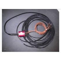 Flange KF40 - 6 x Thermocouple T, wires