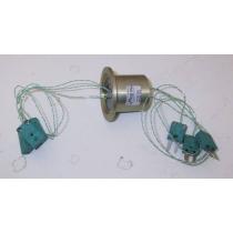 Flange KF40 - 3 x Thermocouple K (wire)