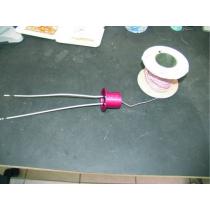 Flange KF40 - 1 x Thermocouple type C (wire)