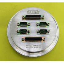 Flange K100 with 6 x DSub connector