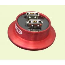 DN40 KF Flange with 2 USB2.0 Female/Female