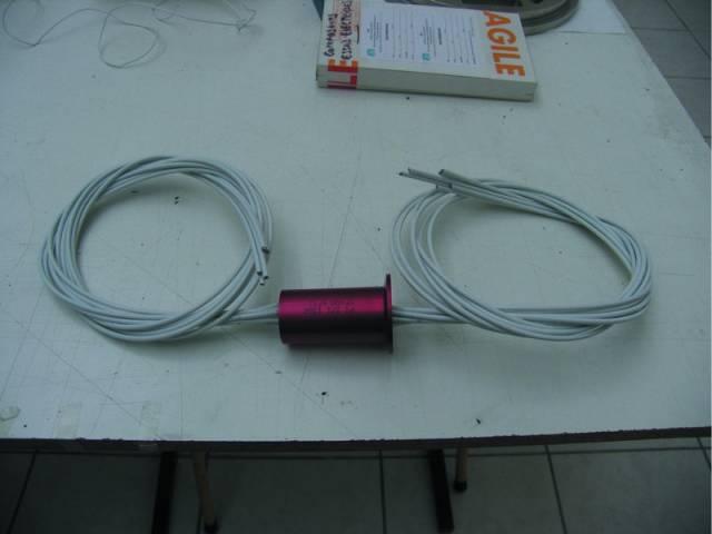 Flange KF40 - 6 x AWG12 (wire)