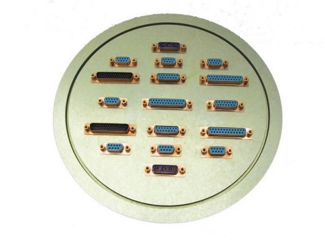 Flange ISO K DN 200 - 17 x Dsub connectors