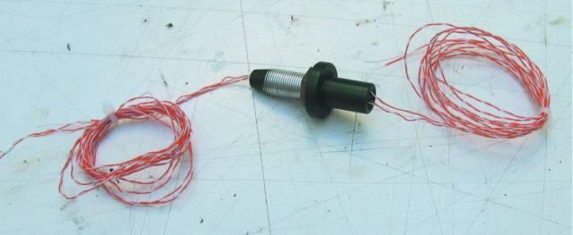 Special feedthrough : M12x1 - 2 x Thermocouple type S