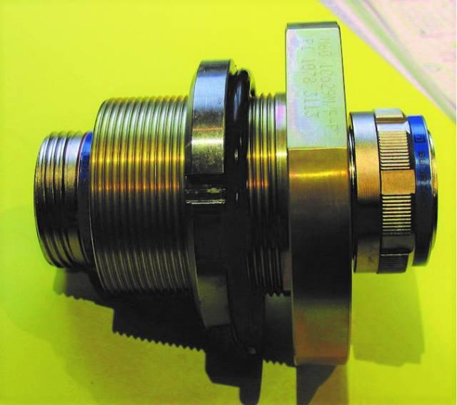 Flange M60 with circular connector 29 pins