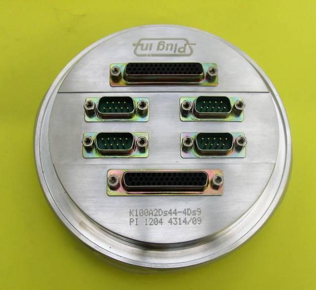 Flange K100 with 6 x DSub connector