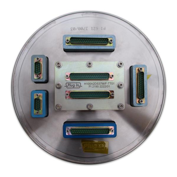 k250 Flange with 1 Module H with 2 connectors 37 points TCT