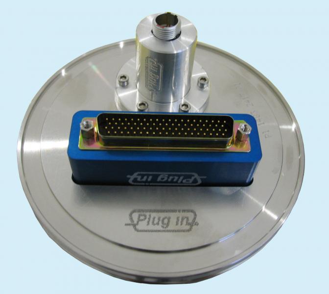 K100 flange with 1 ERVAC D et 1 circular insert